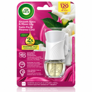 Alternative view of Odorizant de cameră electric, Difuzor de parfum cu rezervă, aromă de Satin fin si Floarea Lunii, Air Wick®