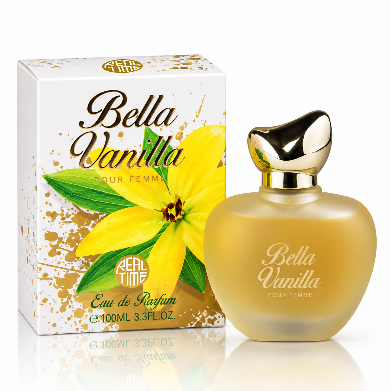 Apă de parfum pentru femei, Parfum de damă Bella Vanilla, EDP, 100 ml, REAL TIME®