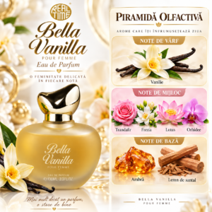 Alternative view of Apă de parfum pentru femei, Parfum de damă Bella Vanilla, EDP, 100 ml, REAL TIME®