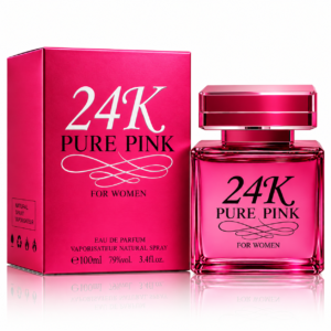 Apă de parfum pentru femei, Parfum de damă 24K Pure Pink, EDP, 100 ml, TERTIO®