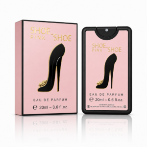 Apă de parfum pentru femei, Parfum de buzunar Shoe-Shoe Pink, EDP Card Spray, 20 ml, OMERTA®