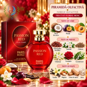 Alternative view of Apă de parfum pentru femei, Parfum damă Passion Red Pour Femme, EDP, 100 ml, PARIS ROYALE®