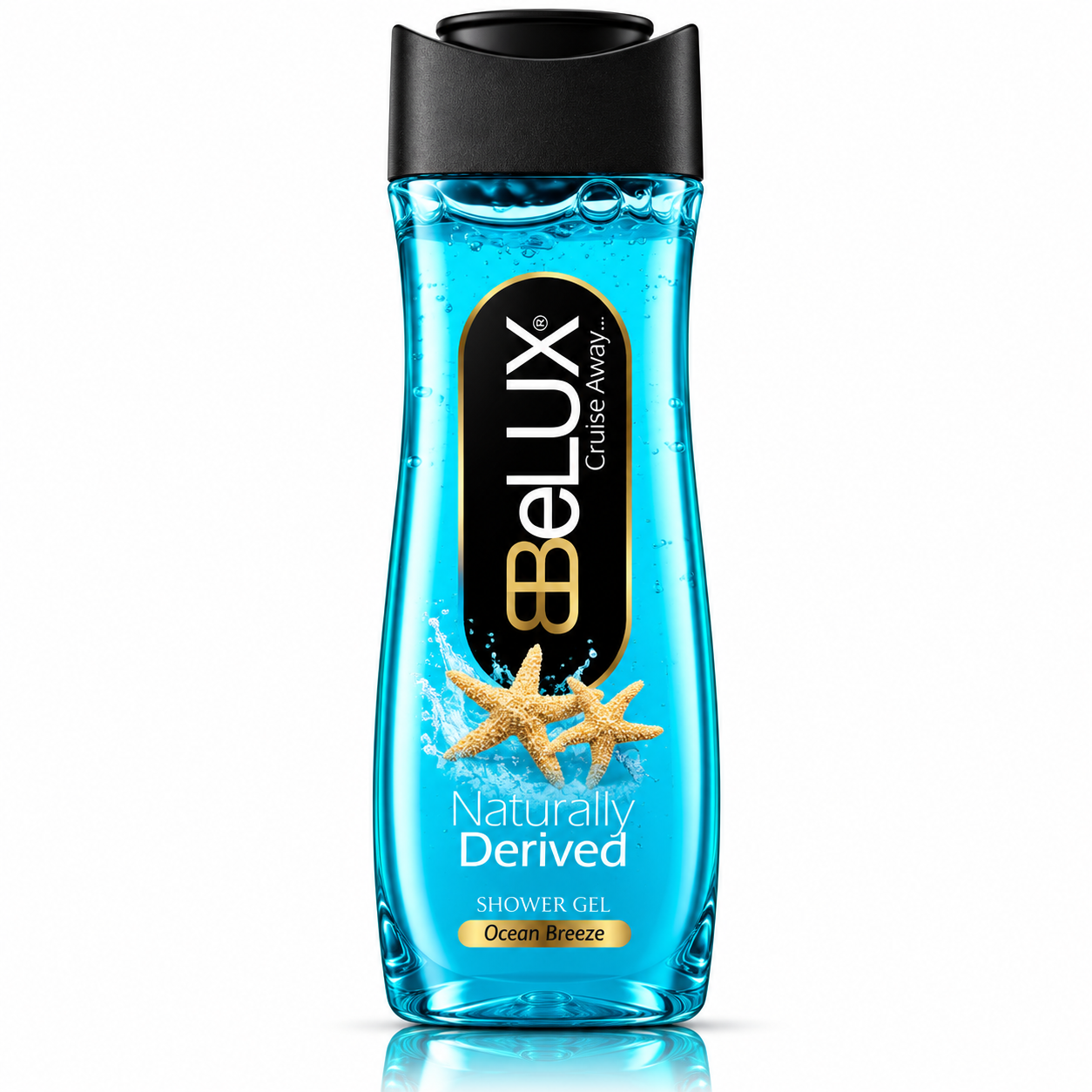 Gel de duș Ocean Breeze, Cruise Away, aromă marină revigorantă, 600 ml, BeLUX® - imagine 3