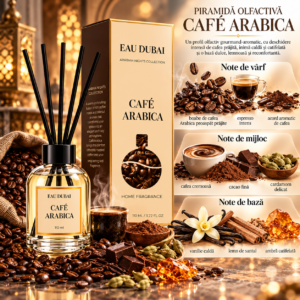Alternative view of Odorizant de cameră cu bețișoare, Café Arabica, aromă de cafea prăjită, 110 ml, EAU DUBAI®