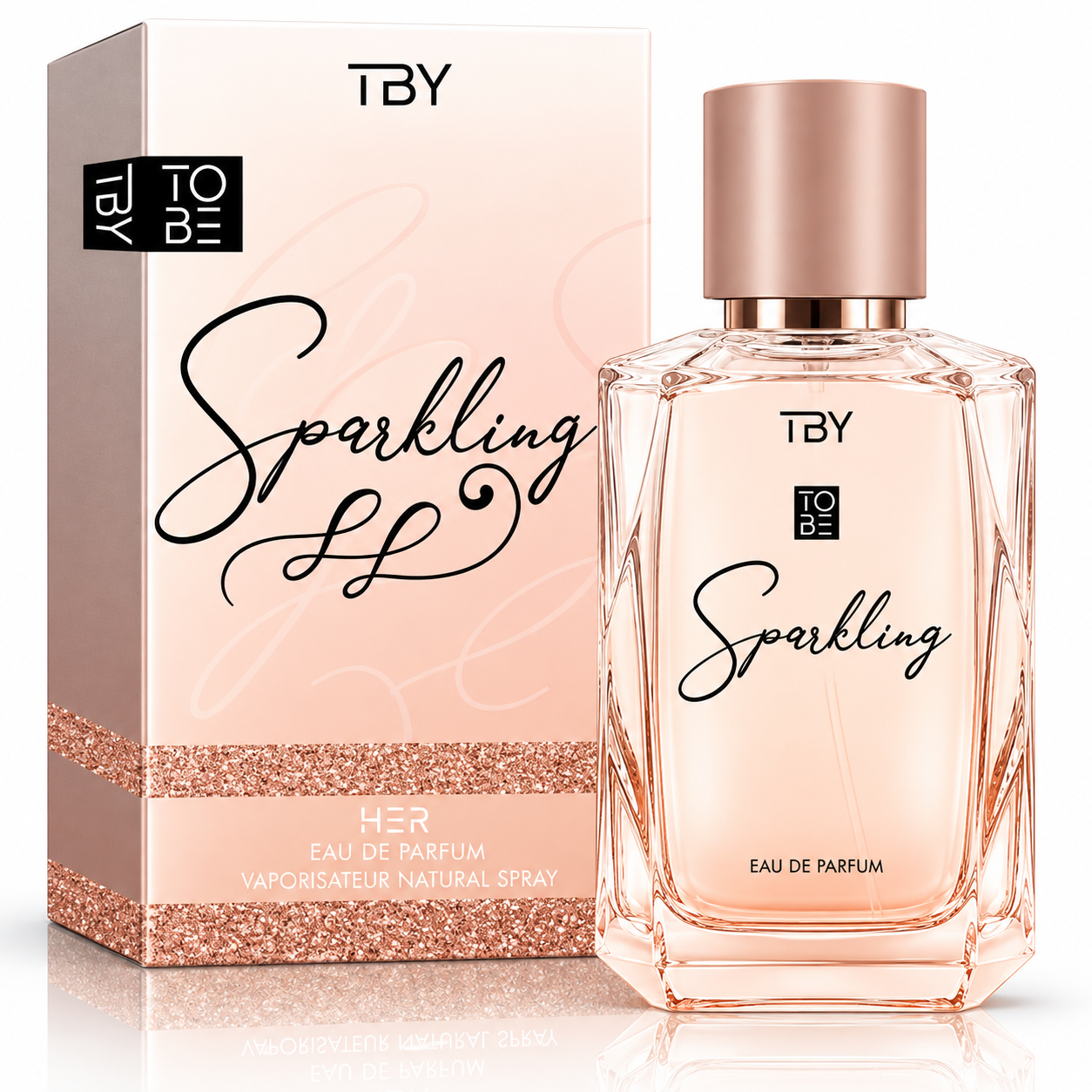 Apă de parfum pentru femei, Parfum de damă To Be Sparkling, EDP, 100 ml, TBY®