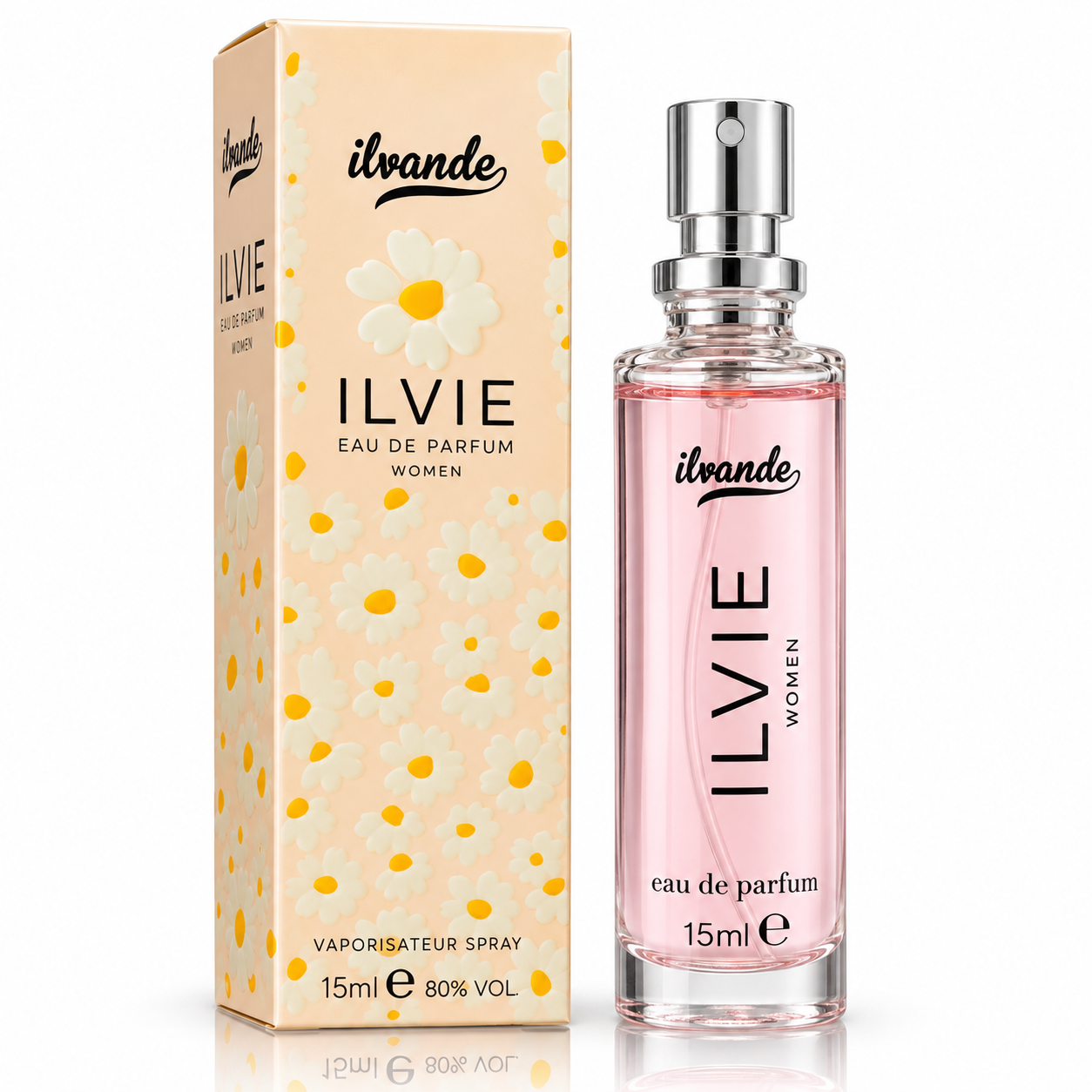 Apă de parfum pentru femei, Parfum de damă Ilvie Women, EDP, 15 ml, ILVANDE®