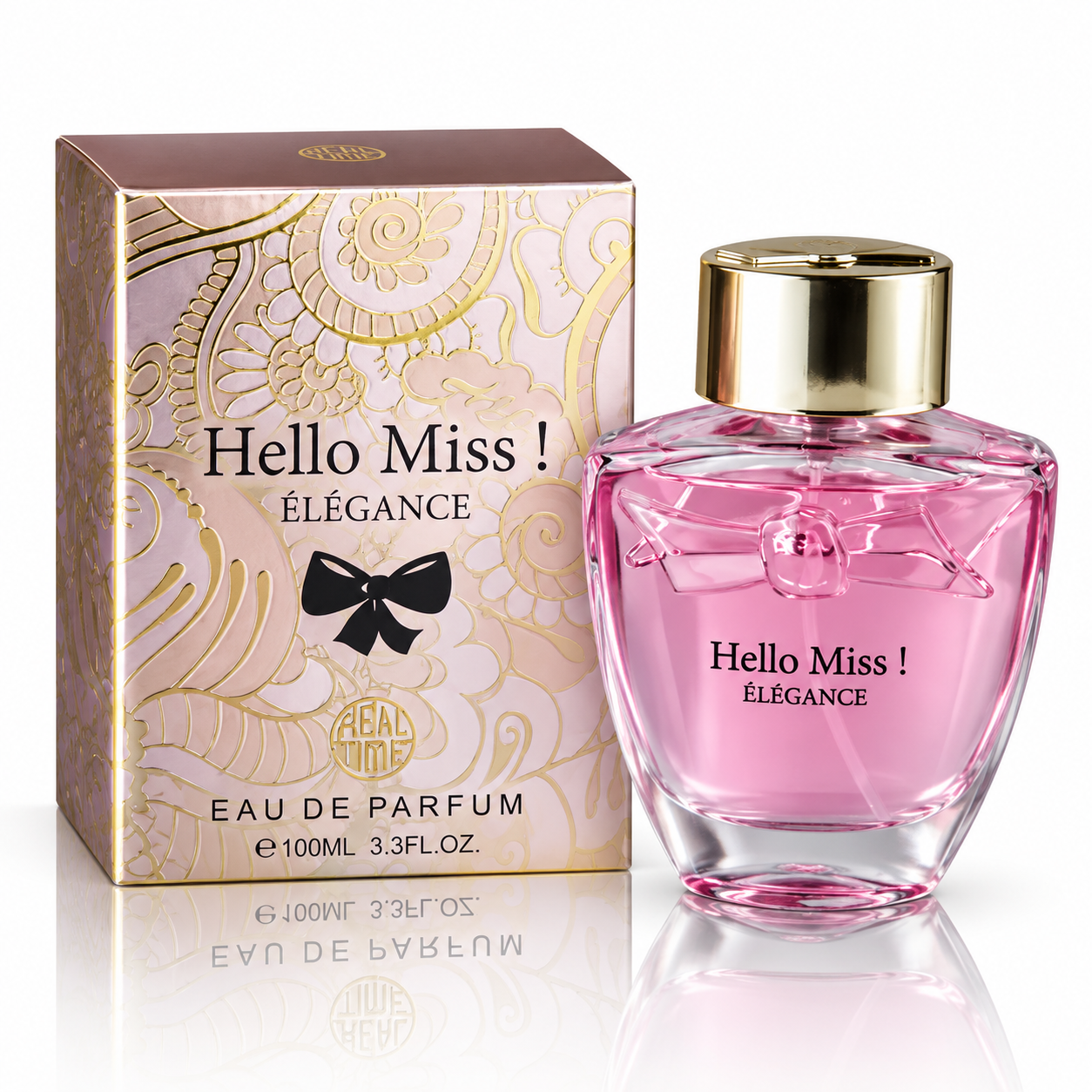 Apă de parfum pentru femei, Parfum de damă Hello Miss! Elegance, EDP, 100 ml, REAL TIME®