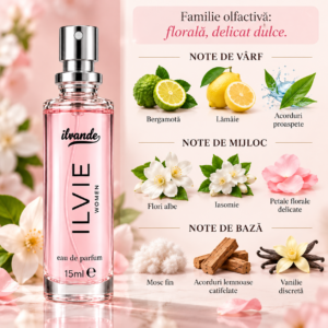 Alternative view of Apă de parfum pentru femei, Parfum de damă Ilvie Women, EDP, 15 ml, ILVANDE®
