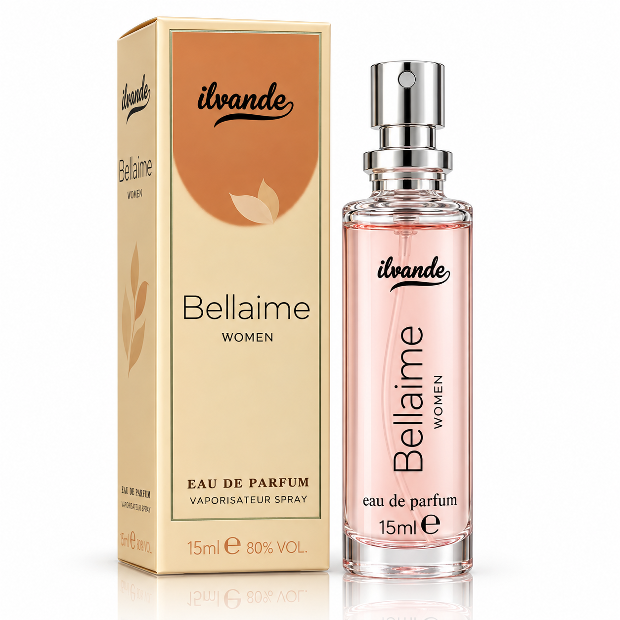 Apă de parfum pentru femei, Parfum de damă Bellaime Women, EDP, 15 ml, ILVANDE®