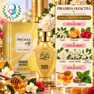 Alternative view of Apă de toaletă pentru femei, Parfum damă Precious Lady Pour Femme, EDT, 100 ml, PARIS ROYALE®