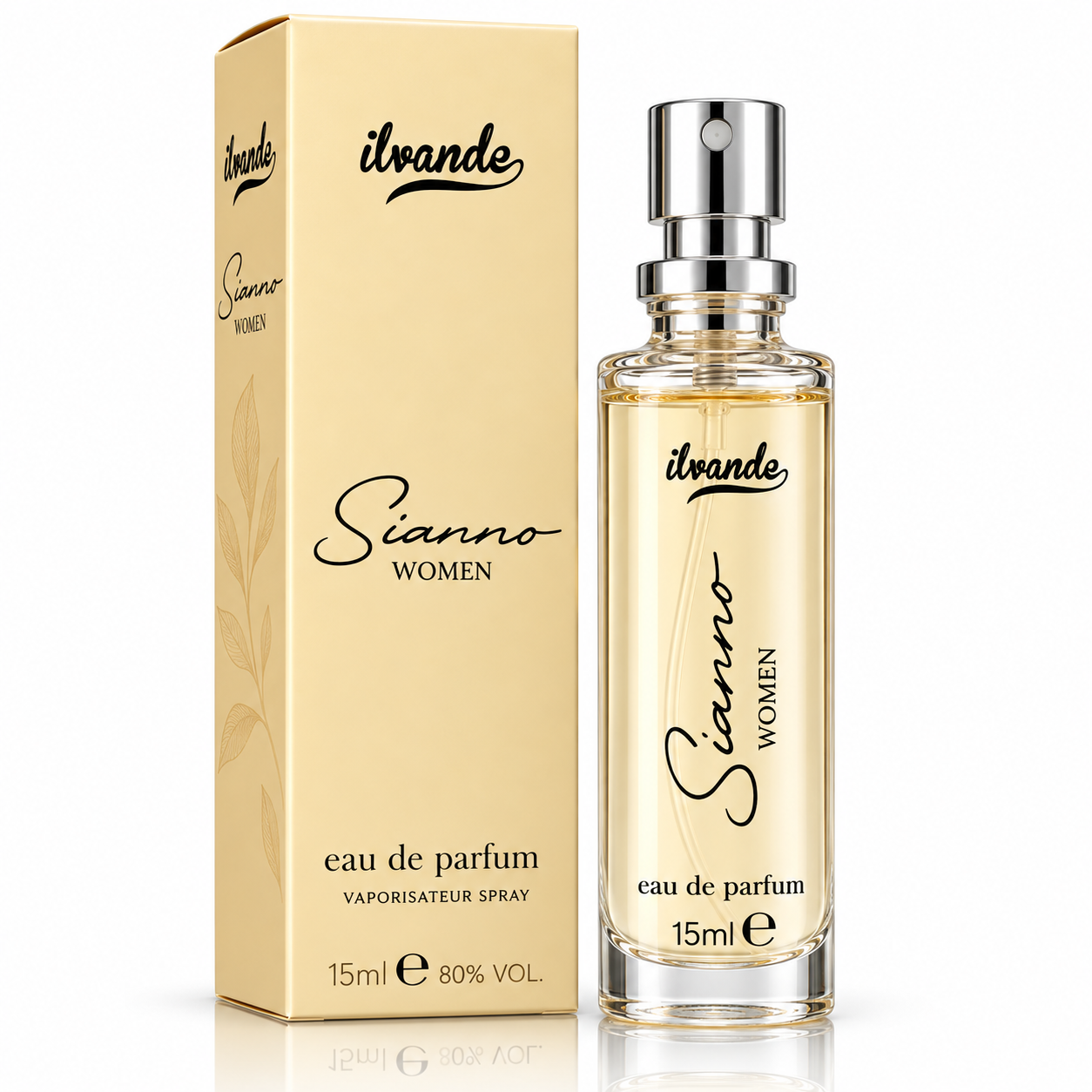Apă de parfum pentru femei, Parfum de damă Sianno Women, EDP, 15 ml, ILVANDE®