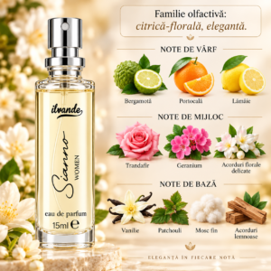 Alternative view of Apă de parfum pentru femei, Parfum de damă Sianno Women, EDP, 15 ml, ILVANDE®