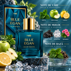 Alternative view of Apă de toaletă pentru bărbați, Parfum bărbătesc Blue Egan, EDT, 100 ml, NG Perfumes®