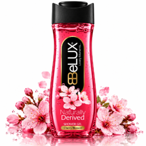 Gel de duș Cherry Blossom, Lovely Moments, aromă de flori de cireș, 600 ml, BeLUX®