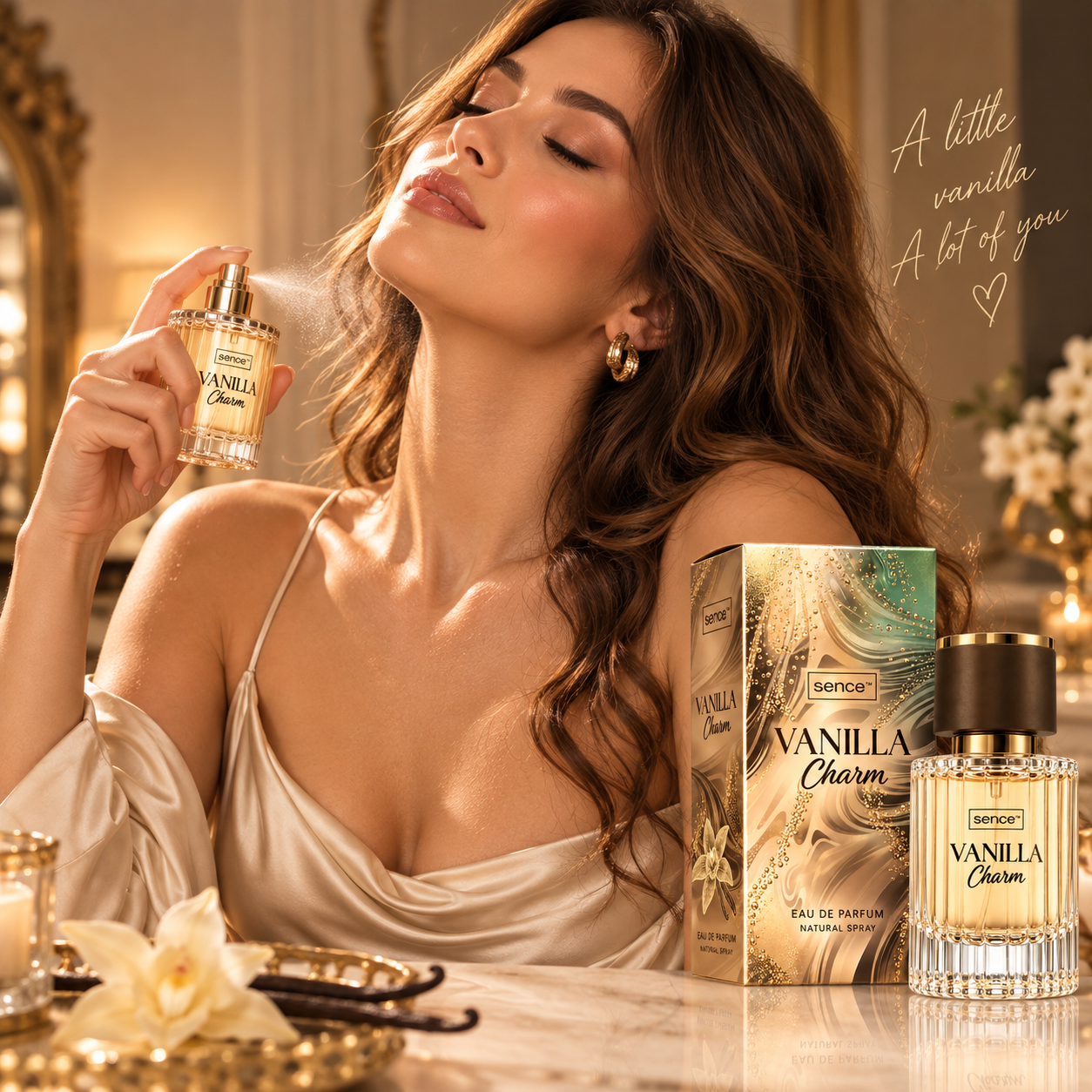 Apă de parfum pentru femei, Parfum de damă Vanilla Charm, EDP, 30 ml, SENCE® - imagine 3