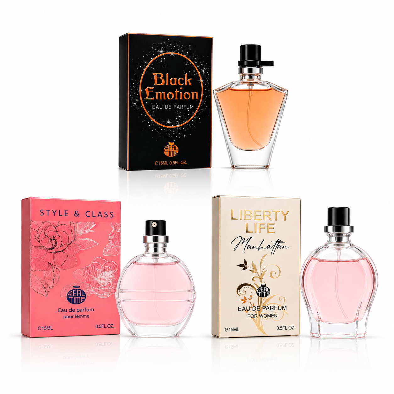 Apă de parfum pentru femei, Pocket Perfume, parfum de buzunar Liberty Life Manhattan, EDP, 15 ml, Real Time® - imagine 5