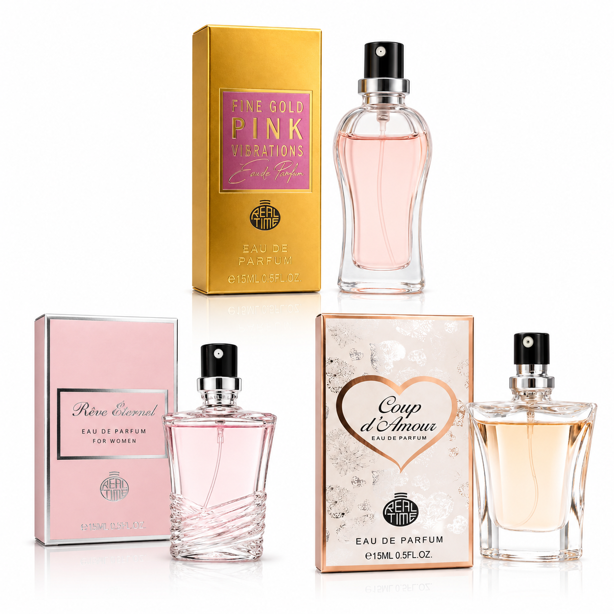 Apă de parfum pentru femei, Pocket Perfume, parfum de buzunar Coup d’Amour, EDP, 15 ml, Real Time® - imagine 5