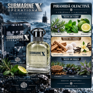 Alternative view of Apă de toaletă pentru bărbați, Parfum bărbătesc Submarine Operation X, EDT, 100 ml, REAL TIME®