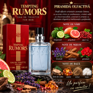 Alternative view of Apă de toaletă pentru bărbați, Pocket Perfume, parfum de buzunar Tempting Rumors, EDT, 15 ml, Real Time®