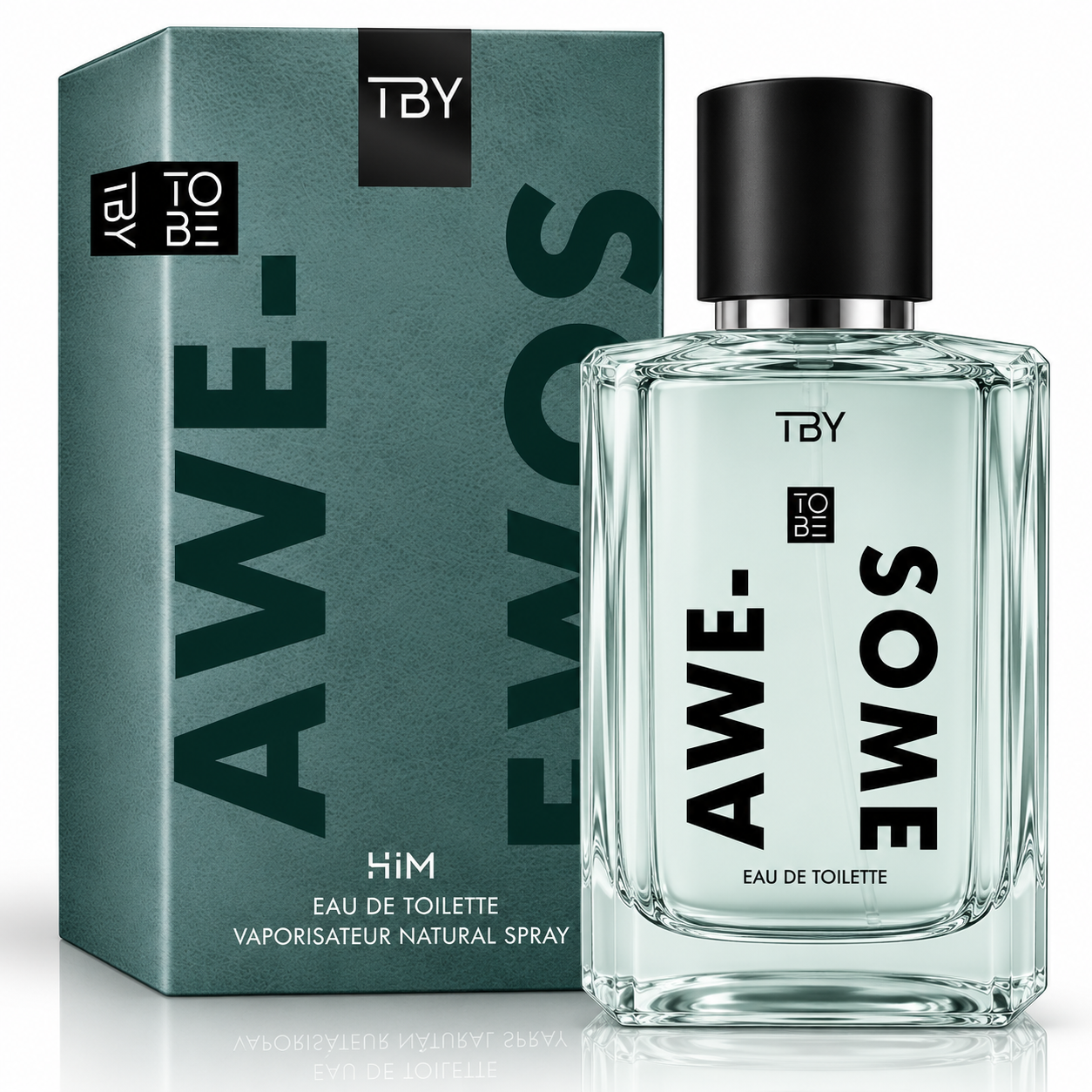 Apă de toaletă pentru bărbați, Parfum bărbătesc To Be Awesome, EDT, 100 ml, TBY®