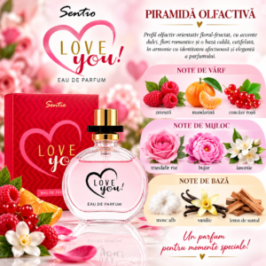 Alternative view of Apă de parfum unisex, Parfum cadou Love You!, EDP, 15 ml, SENTIO®