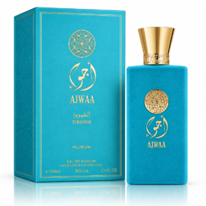 Apă de parfum unisex, Parfum arăbesc Ajwaa Turquoise, EDP, 100 ml, NUSUK®