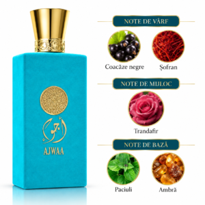 Alternative view of Apă de parfum unisex, Parfum arăbesc Ajwaa Turquoise, EDP, 100 ml, NUSUK®