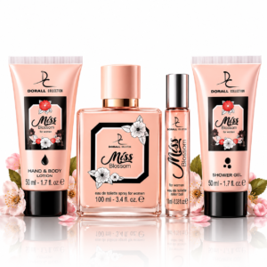 Alternative view of Set cadou pentru femei, Miss Blossom, Apă de parfum 100 ml + Parfum Roll-On 10 ml + Loțiune mâini și corp 50 ml + Gel de duș 50 ml, DORALL COLLECTION®