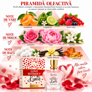 Alternative view of Apă de parfum pentru femei, Parfum de damă Love Without Limits, EDP, 15 ml, SENTIO®