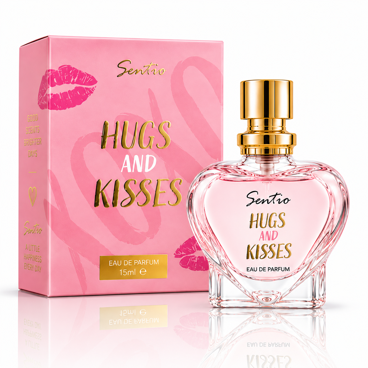 Apă de parfum pentru femei, Parfum de damă Hugs and Kisses, EDP, 15 ml, SENTIO®